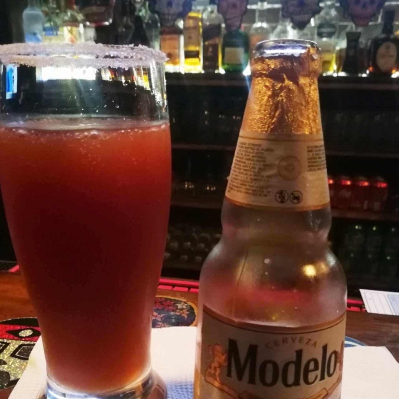 Michelada con Dorada Draft 