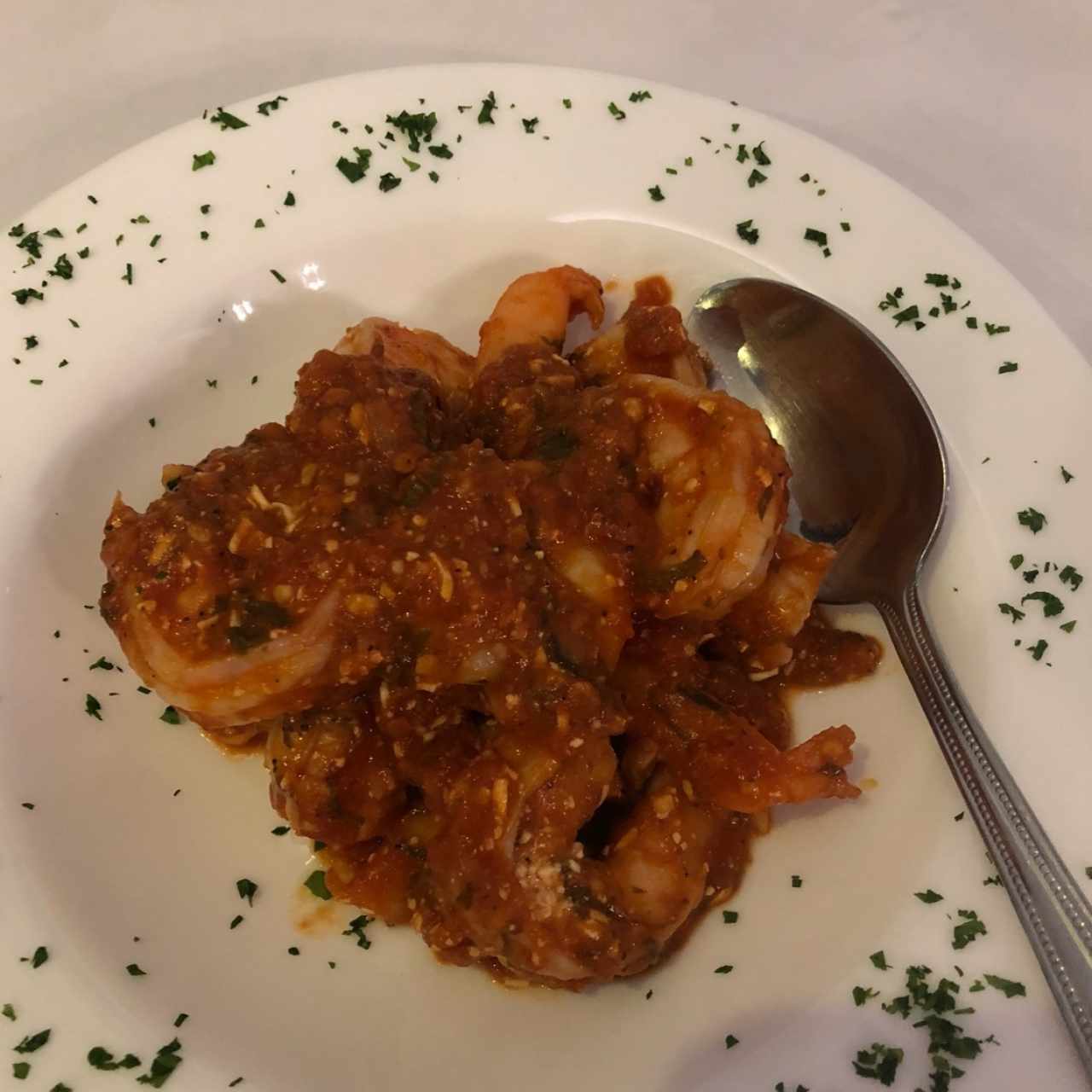 Camarones Medianos Pomodoro y Feta