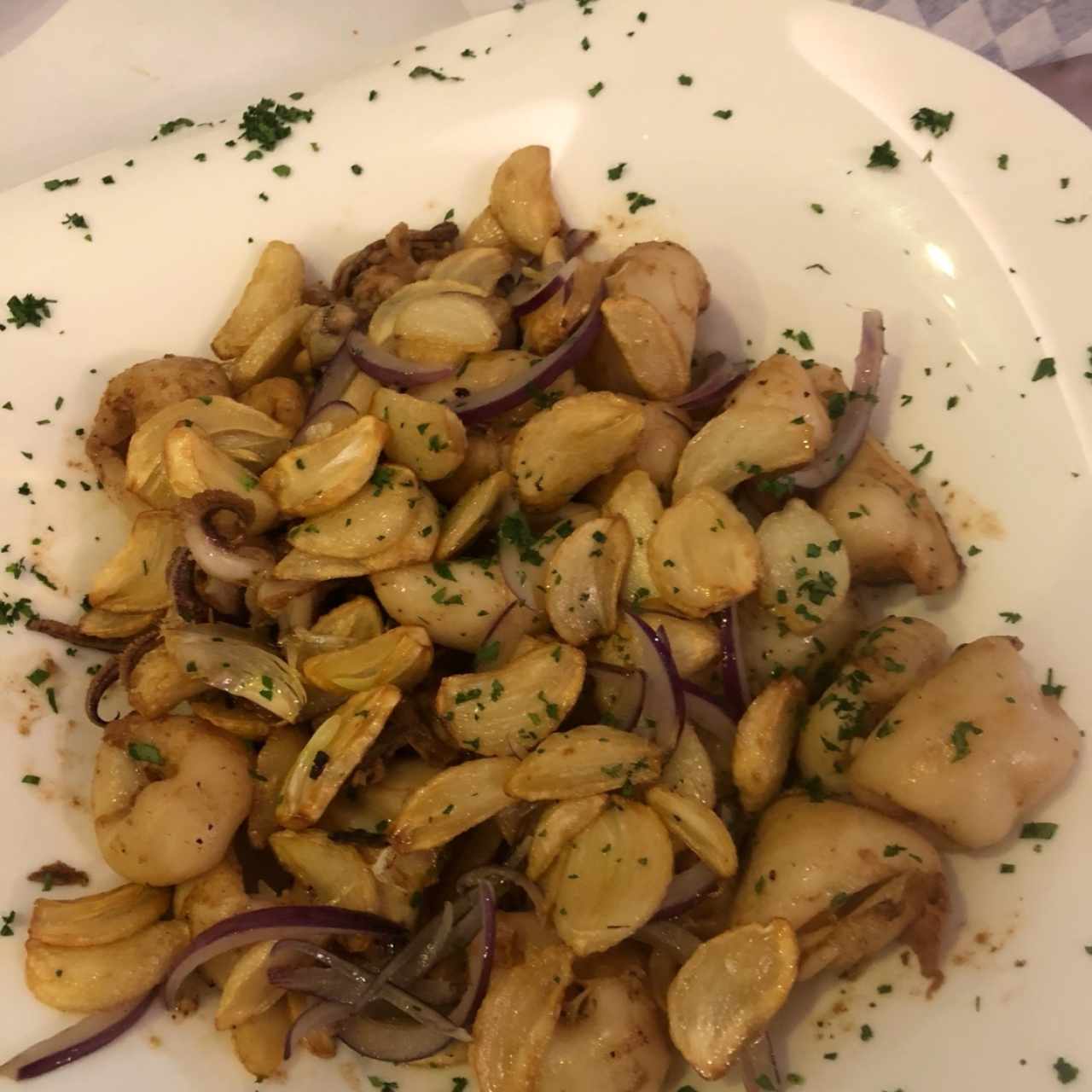 Calamar al ajo