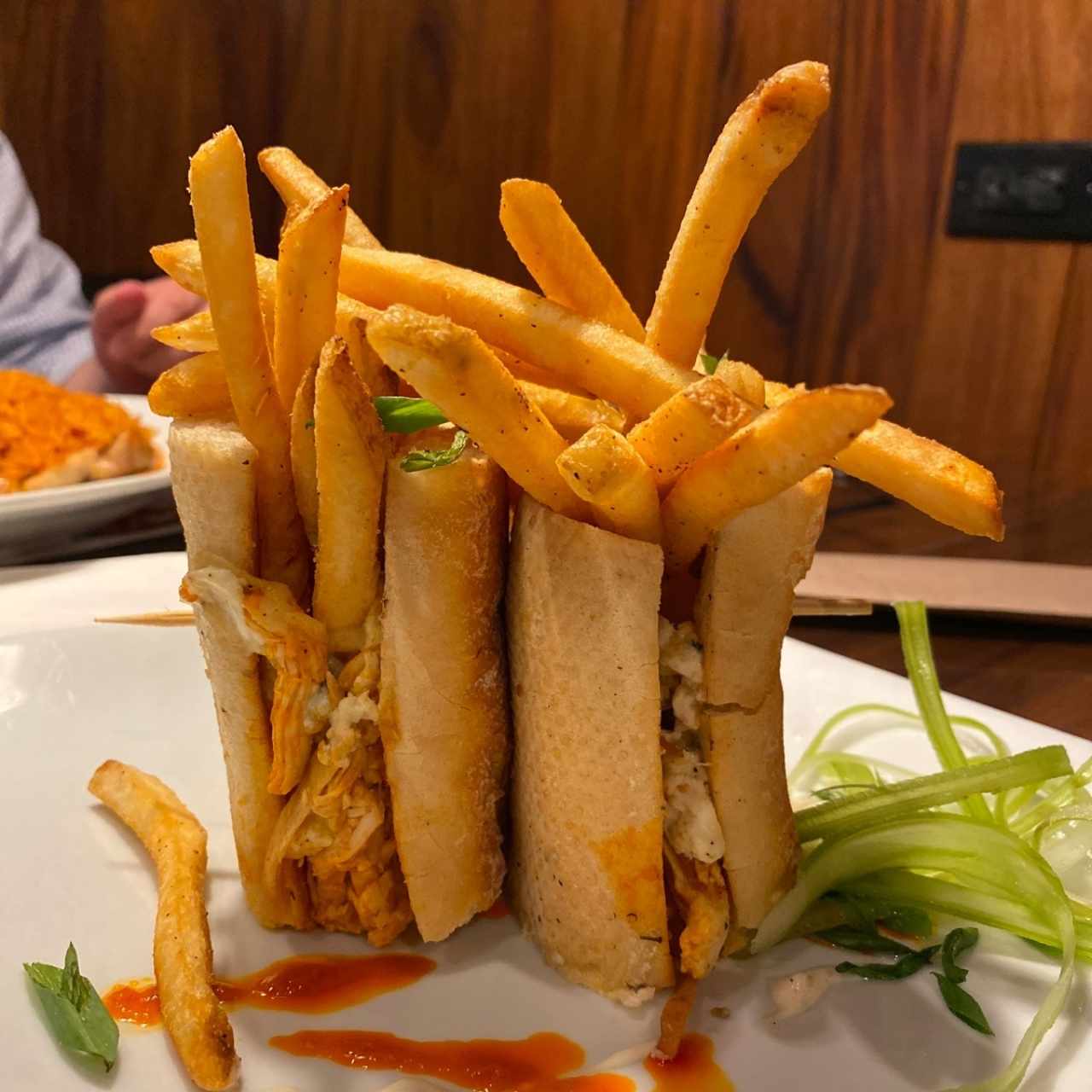 Loaded Buffalo Chicken Sandwich 