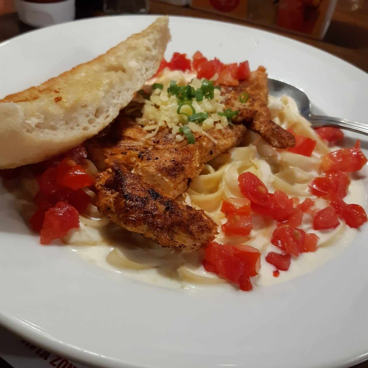 Blackened Chicken Alfredo