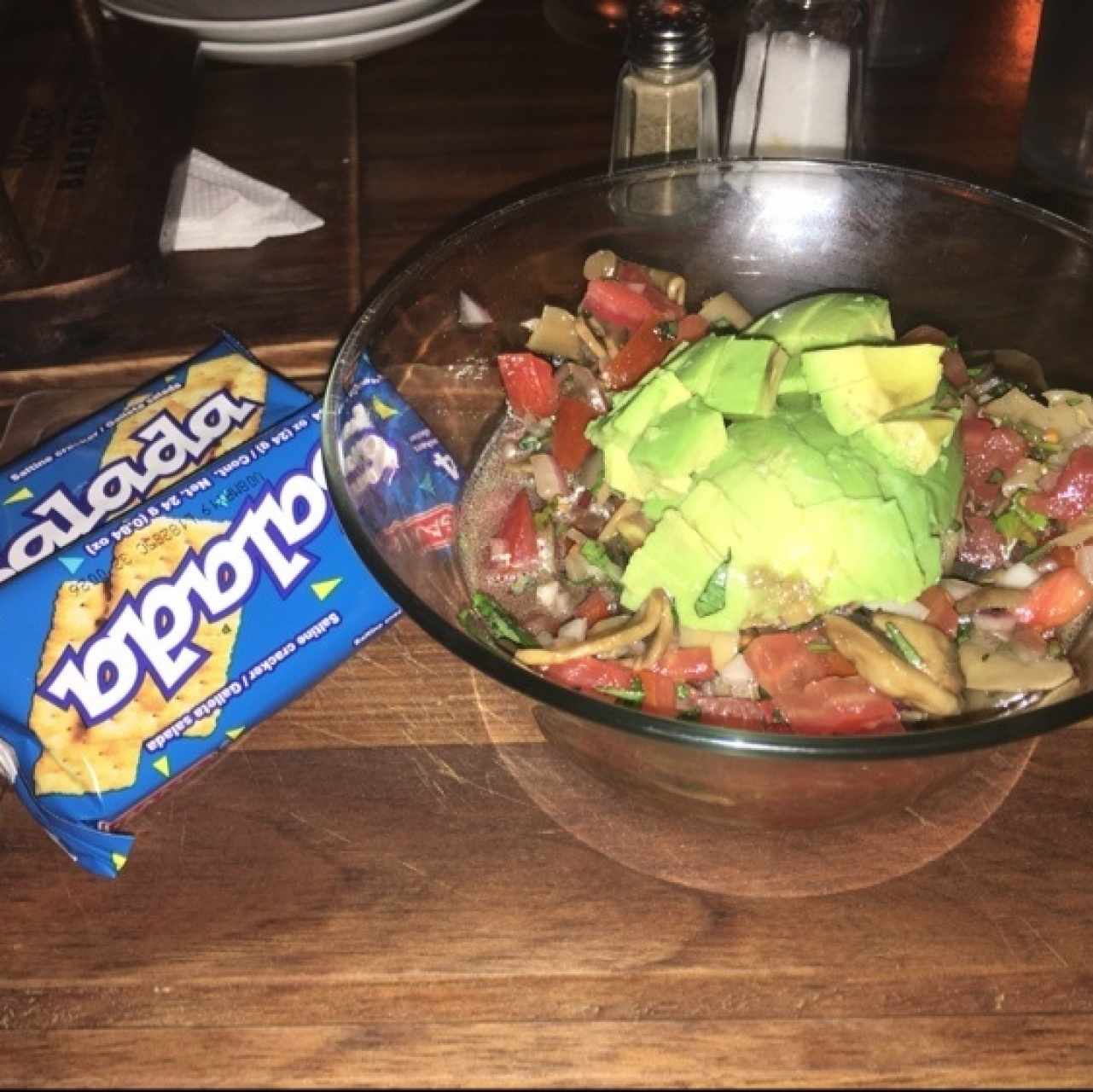 Ceviche de champiñones