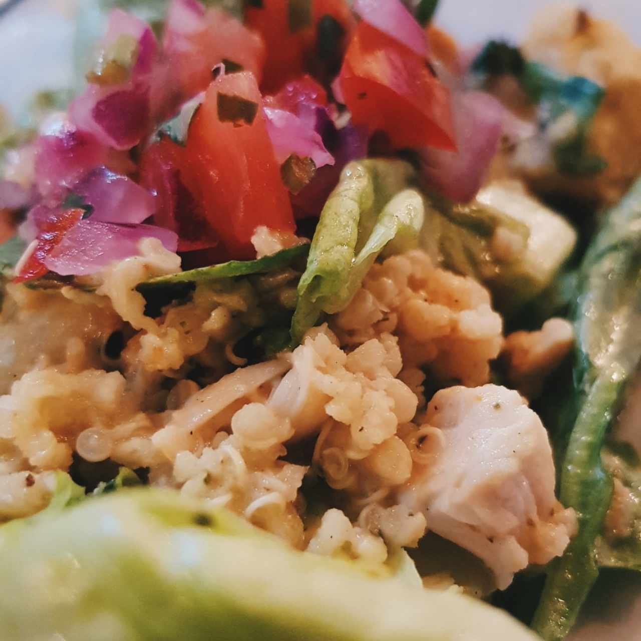 ensalada quinoa pineapple