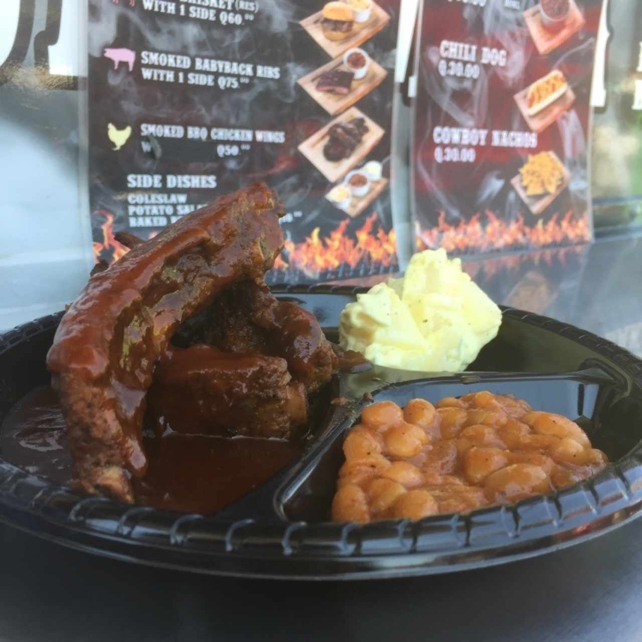 Smoked Babyback Ribs. 