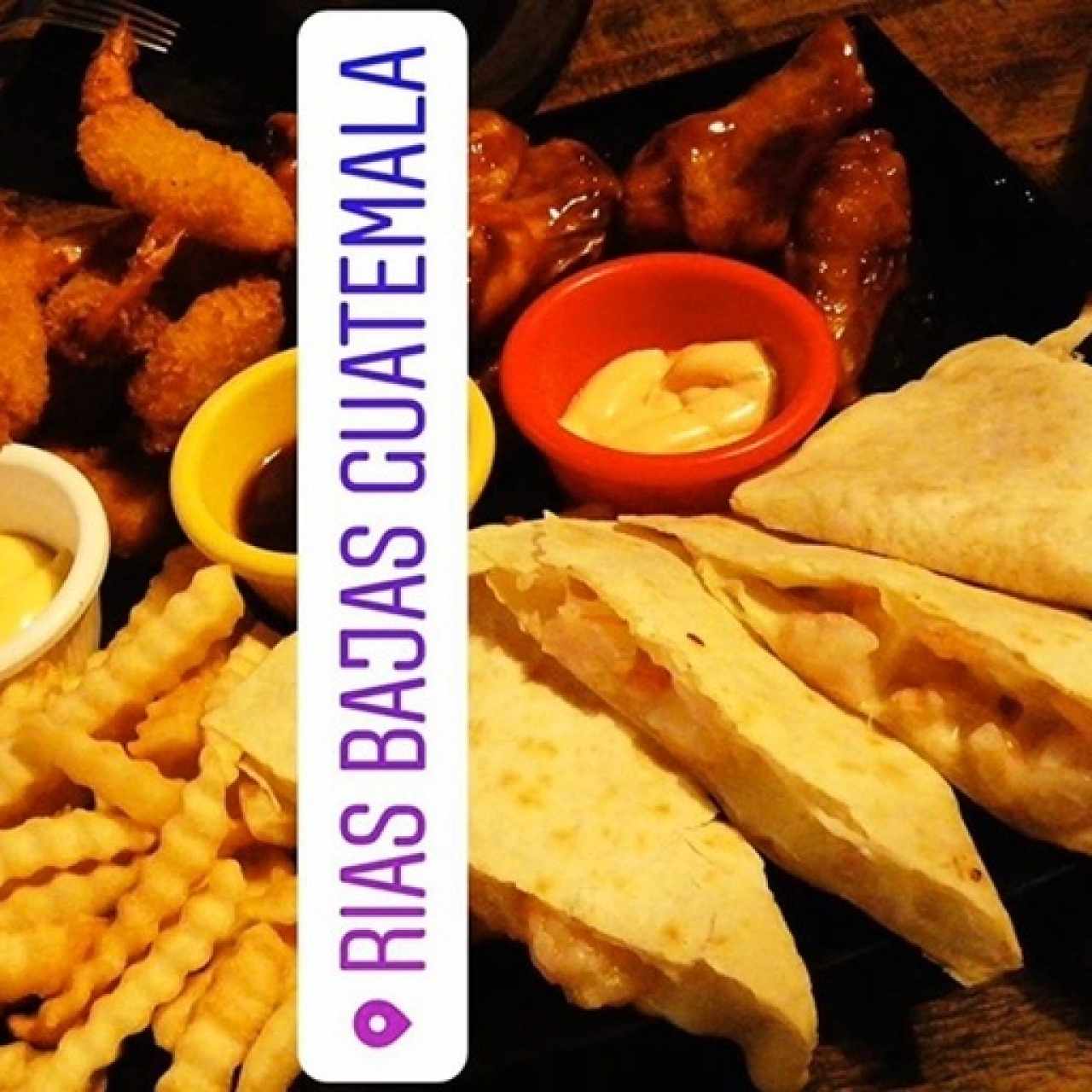 Camarones - Quesadillas de Camarón