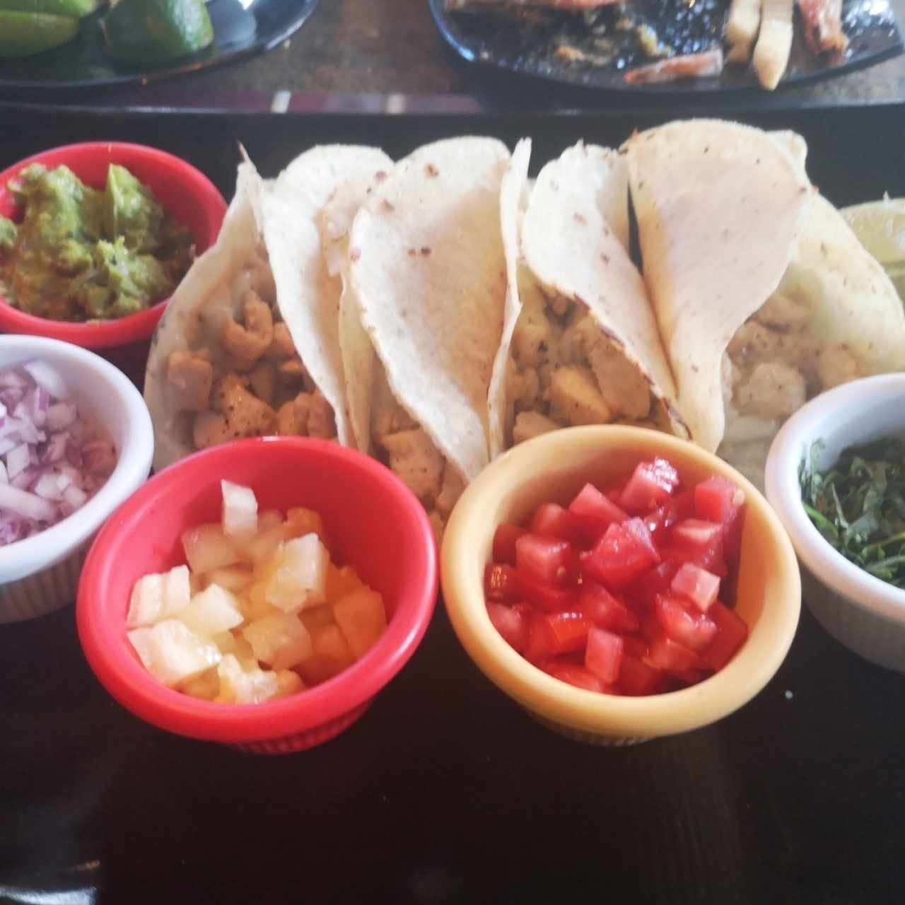 Tacos de Pollo y Queso