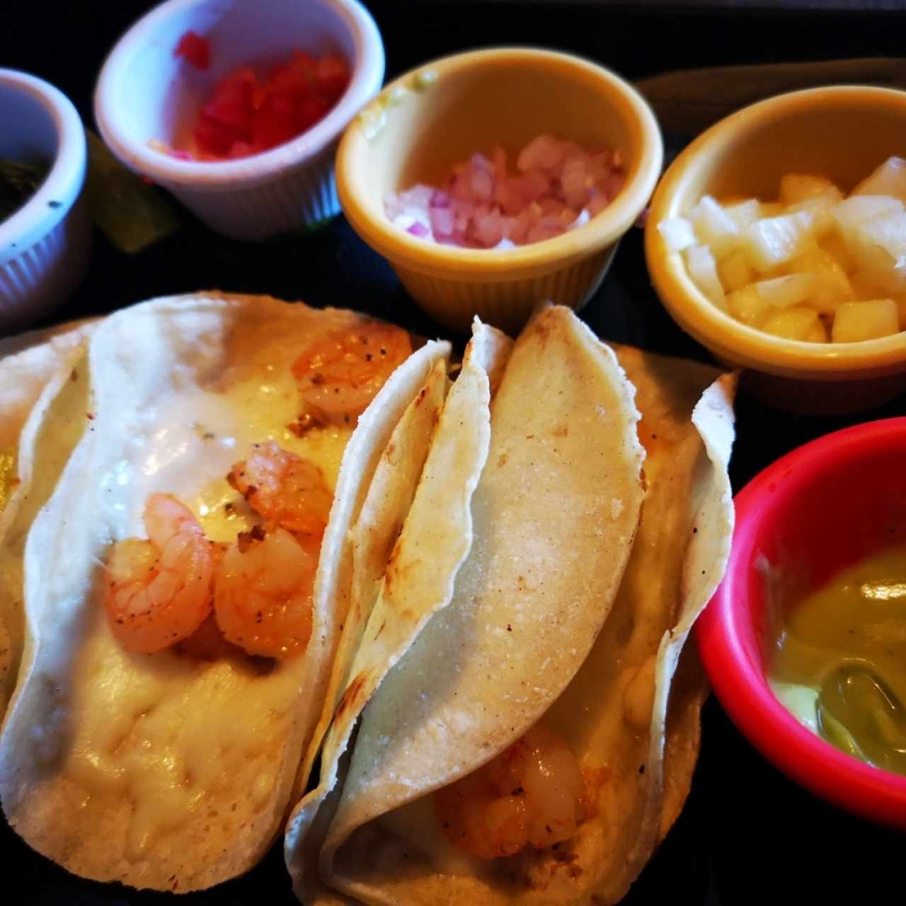 Tacos de Camarón y Queso