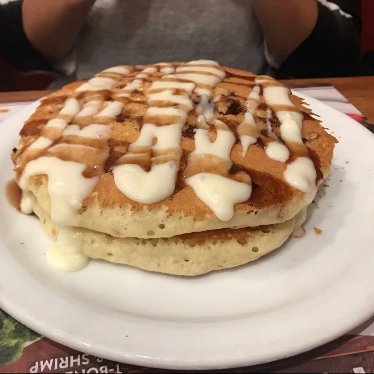Banana Pecan Pancake Breakfast
