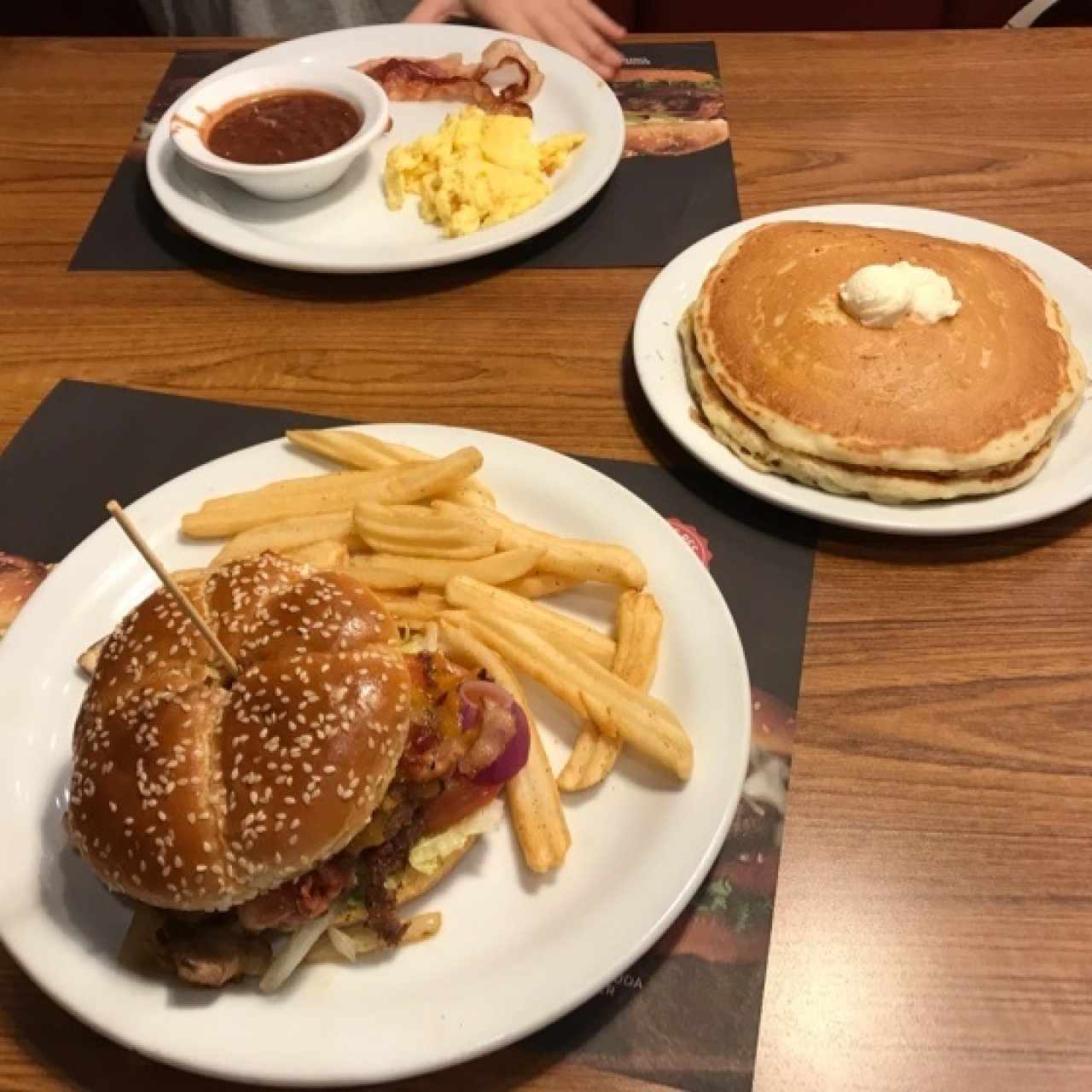 Sticky Bun Pancake Breakfast