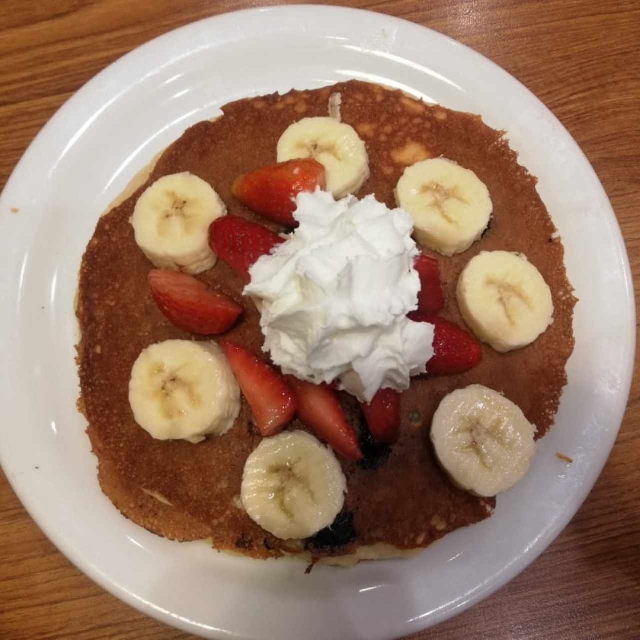 Double Berry Banana Pancake Breakfast