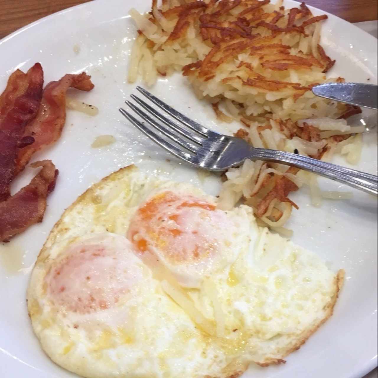 huevos con tocino 