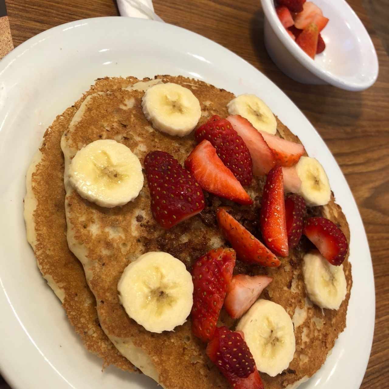 Banana Pecan Pancake Breakfast