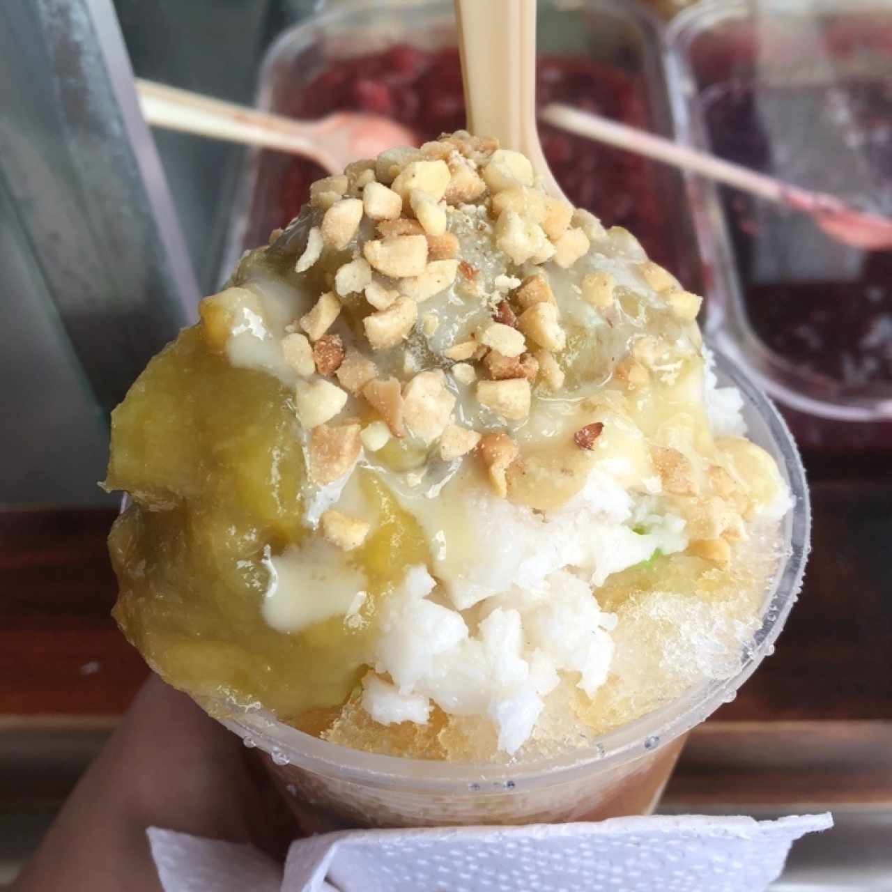 granizada con frutas 