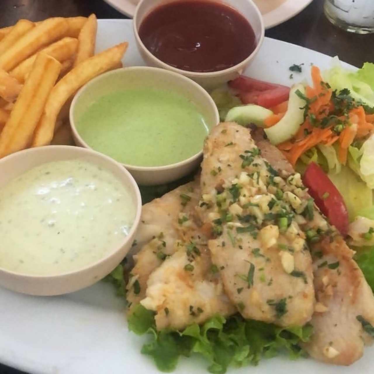 Filete de Pescado al Ajillo