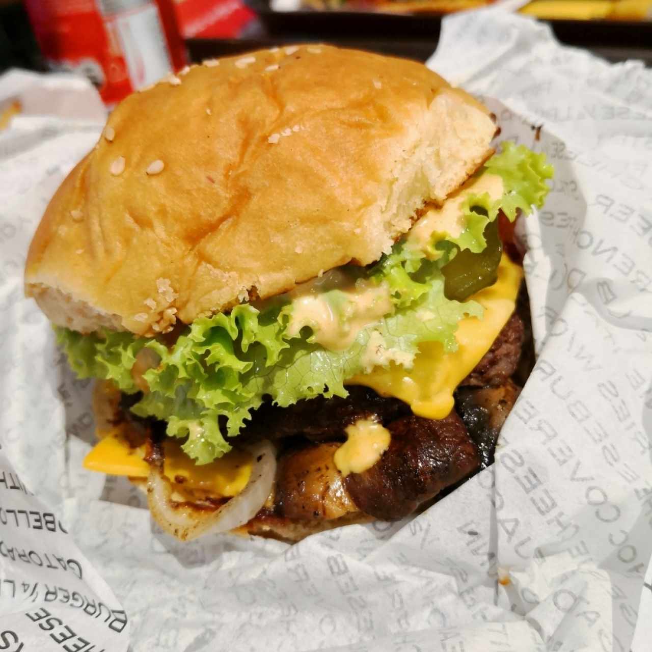 Mushroom Beef Burguer