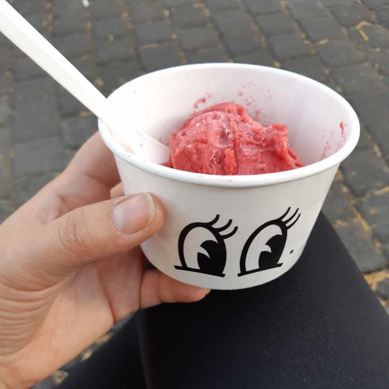 Nieve de fresa 