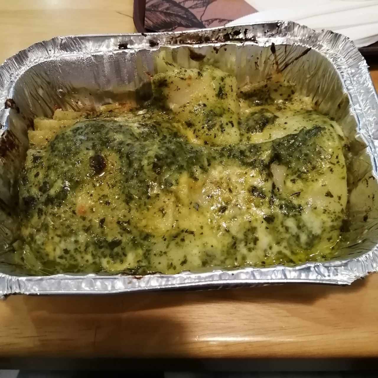 Lasagna de Espinaca 