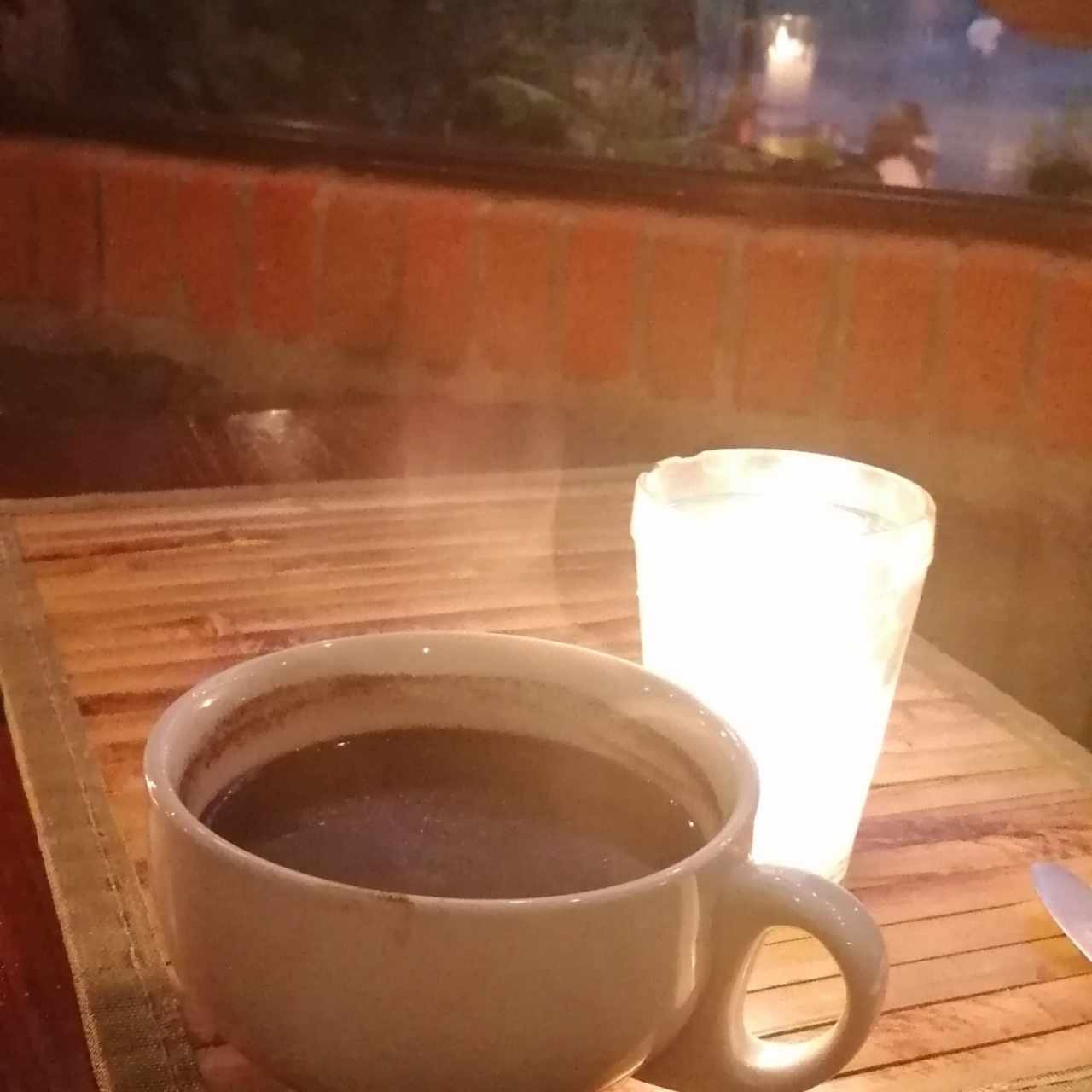 chocolate caliente en agua