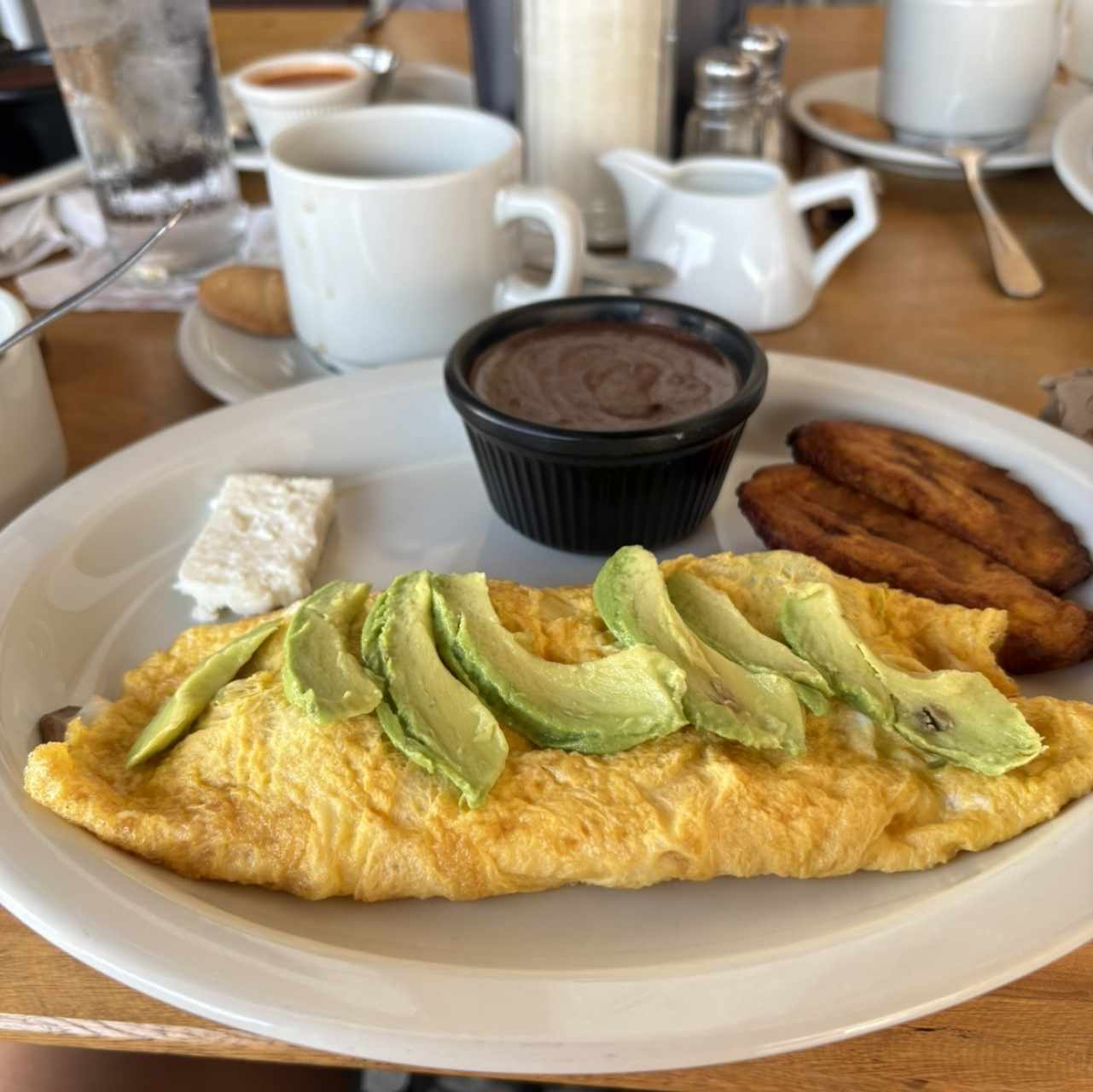 Omelet panza verde