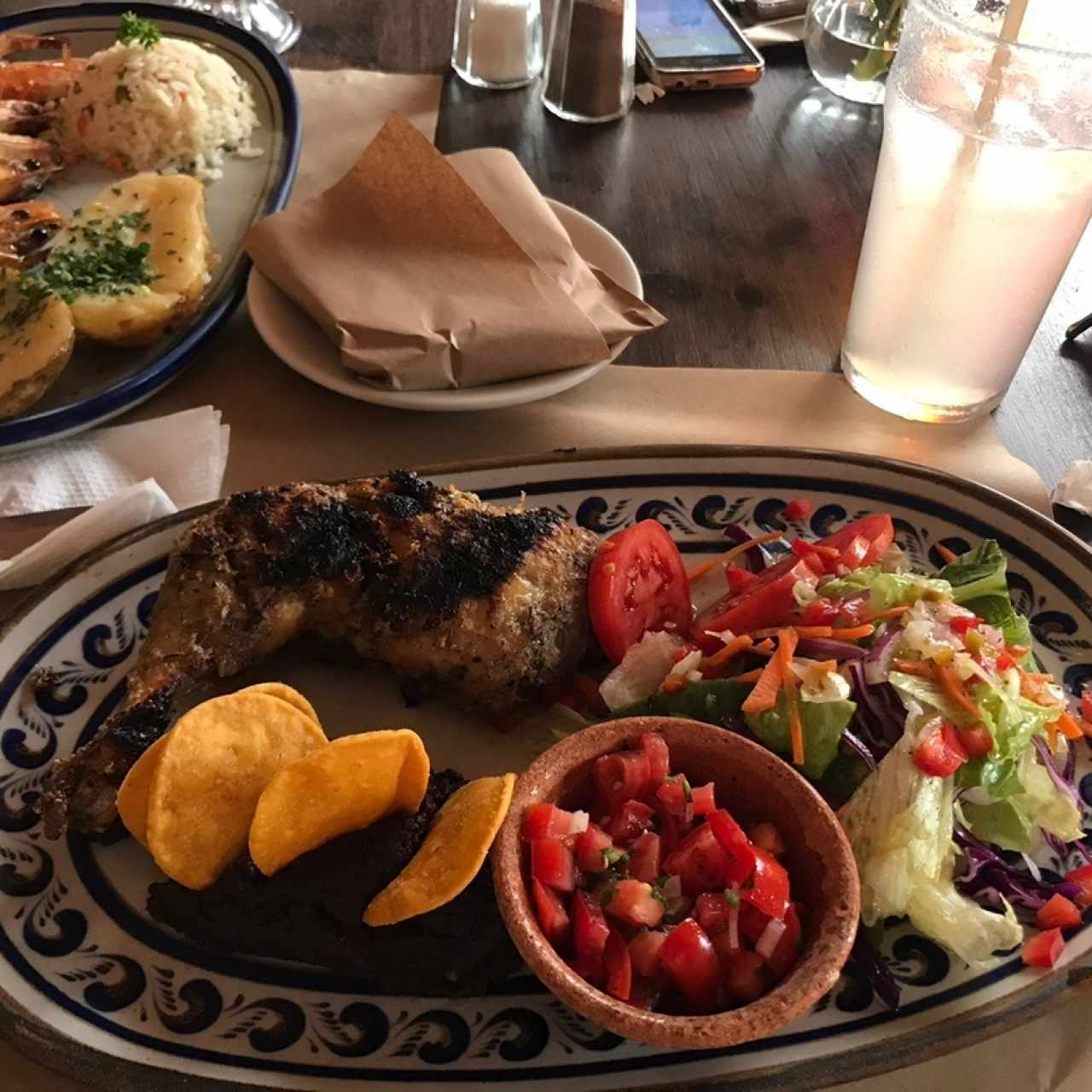 1/4 Pollo al Carbón