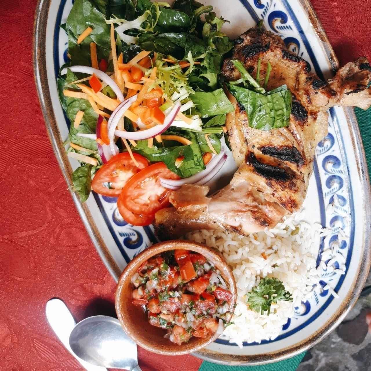 1/4 Pollo al Carbón