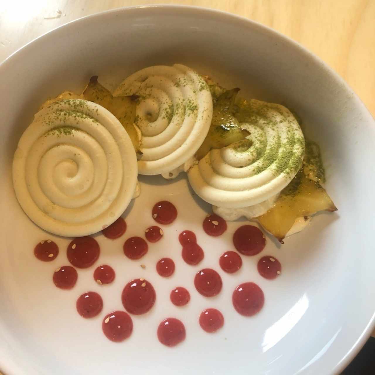 Espumillas de Matcha