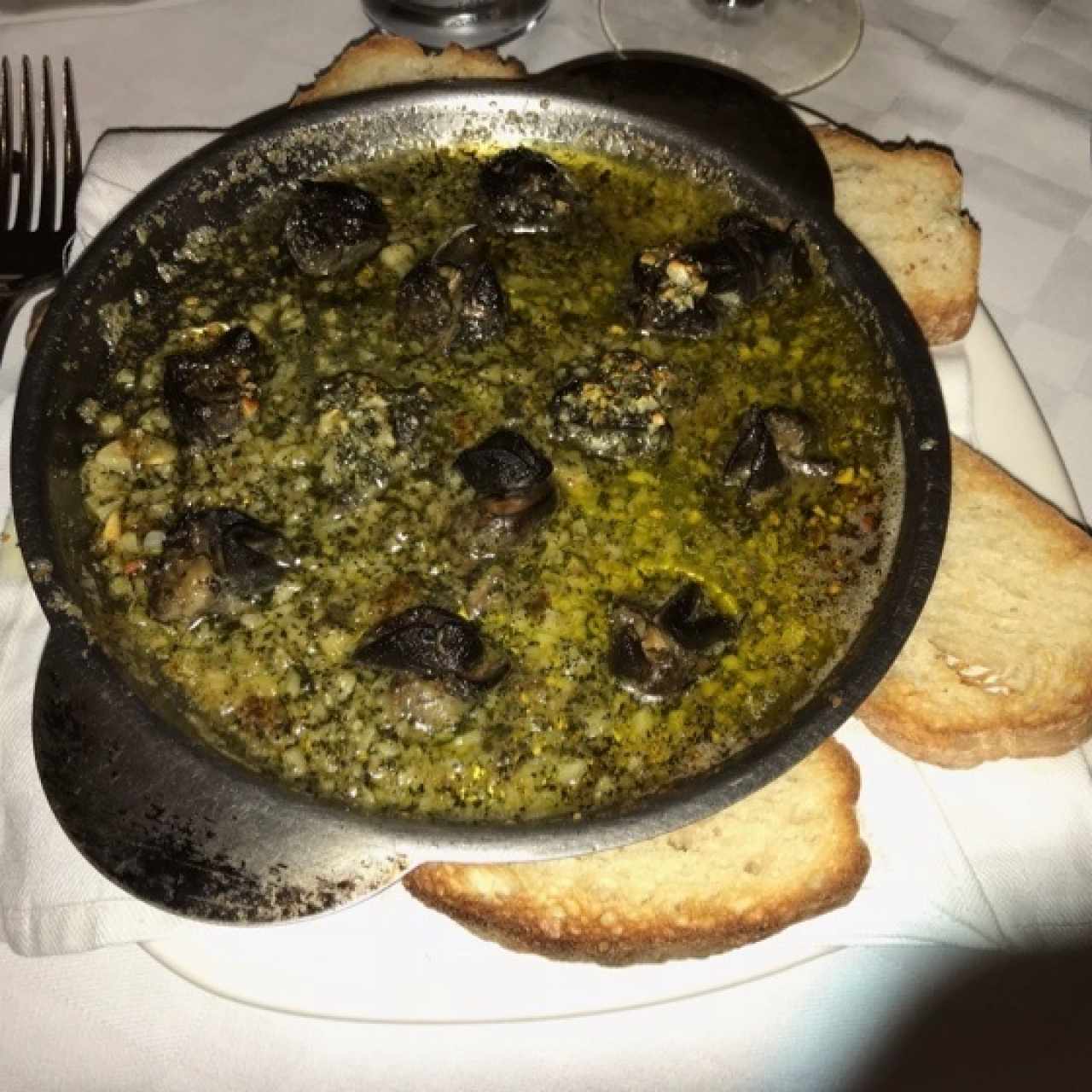 Escargots al Ajo