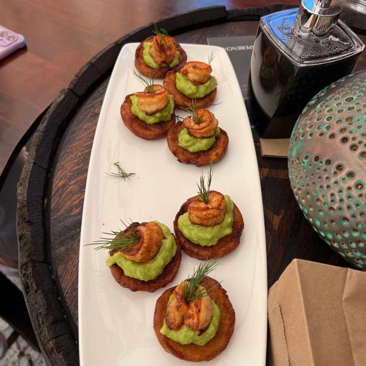 Tostones de Camaron
