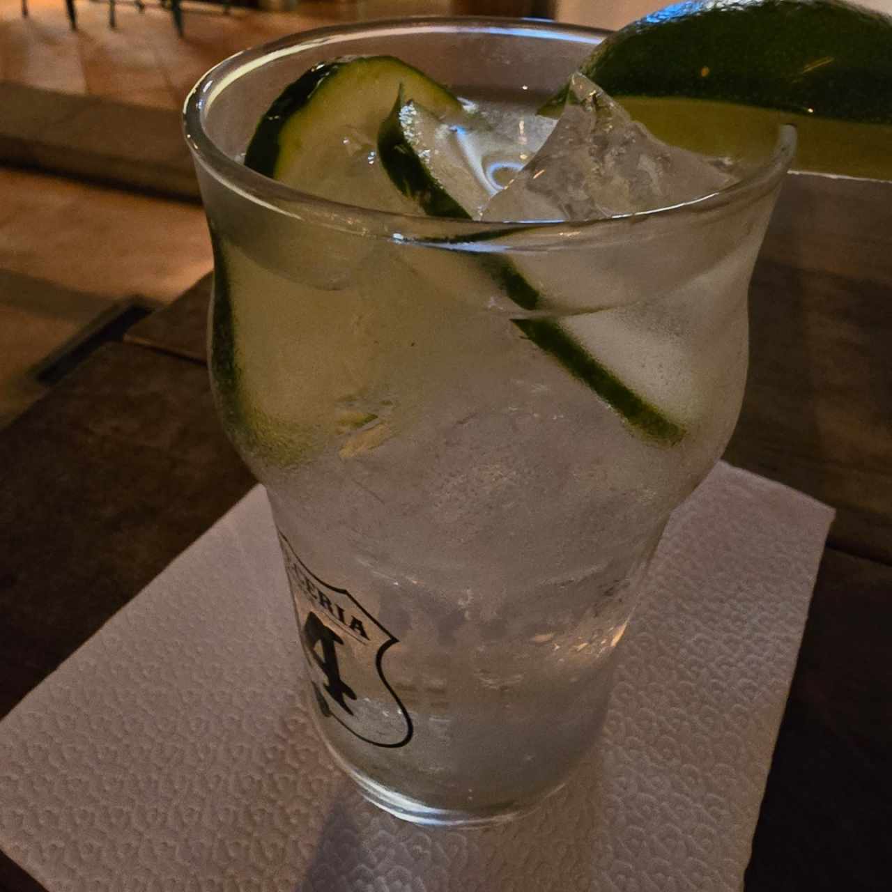 Mezcal and tonic