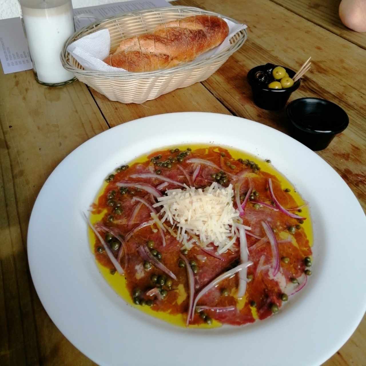 Entradas - Carpaccio de Lomito