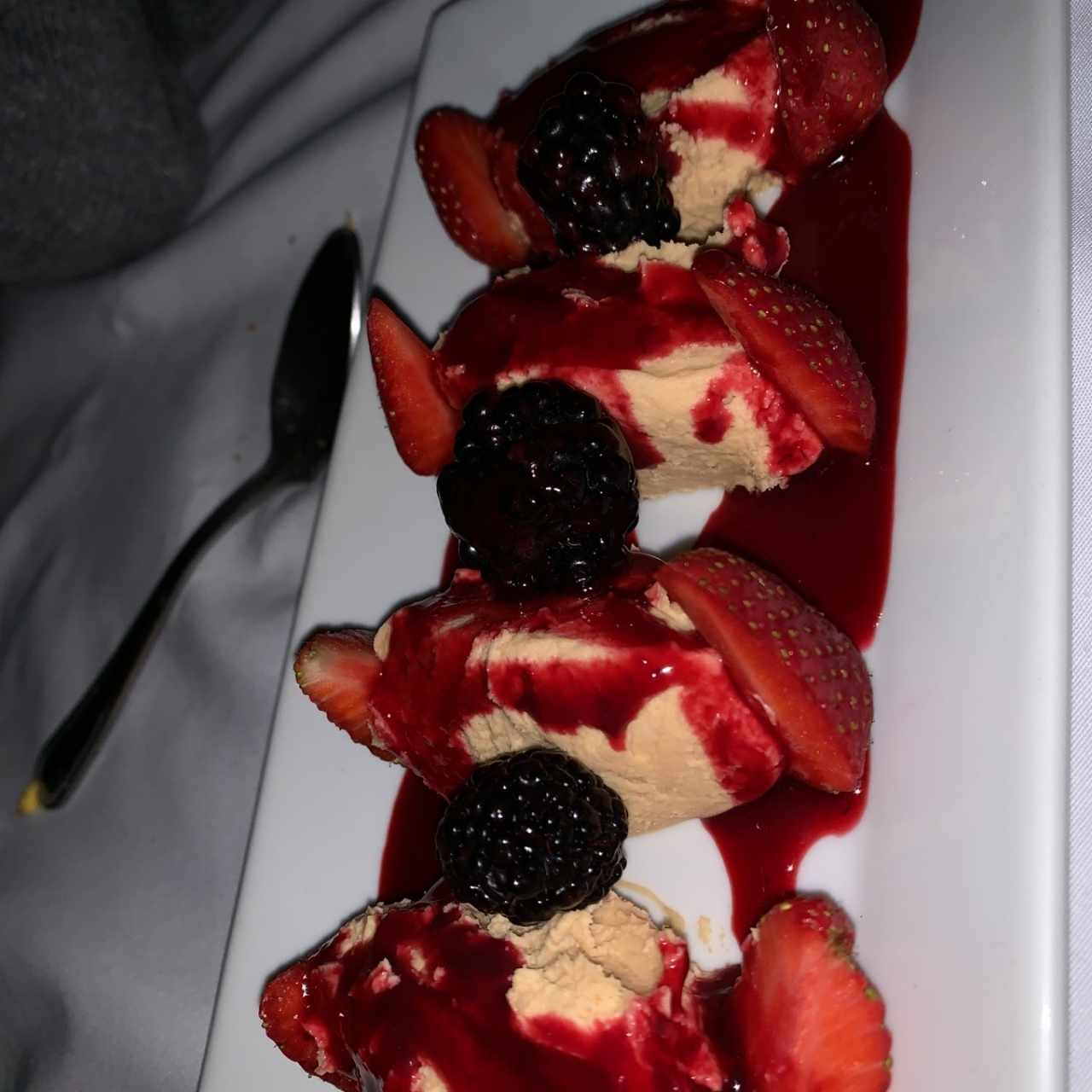 Mascarpone a los frutos rojos
