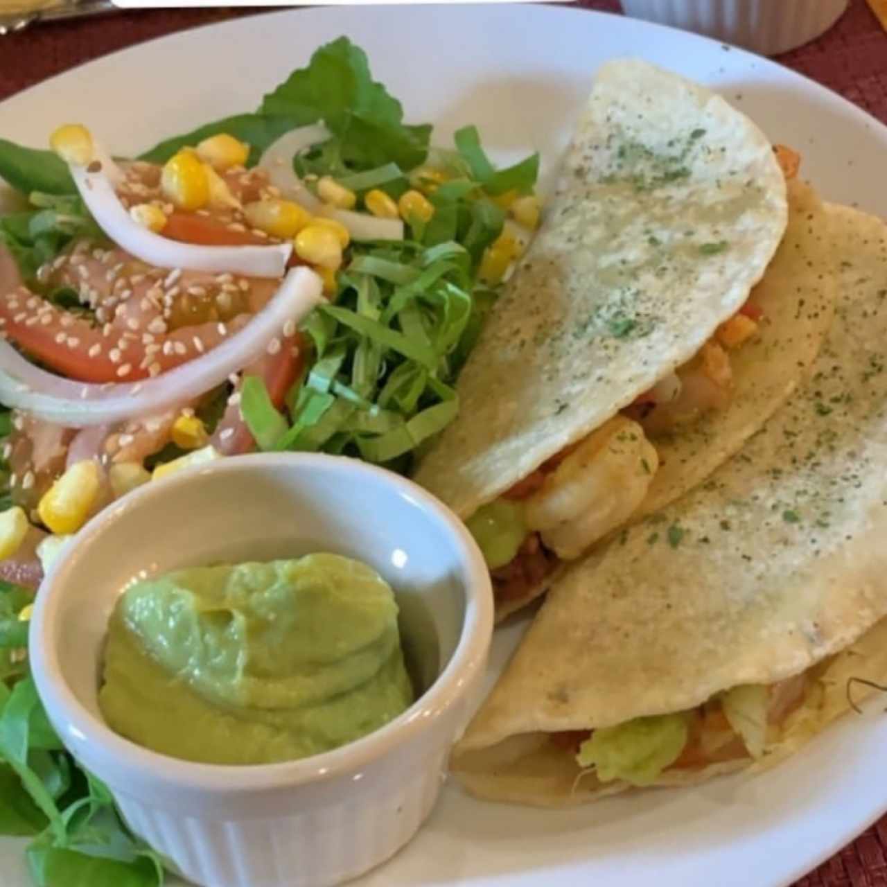 Tacos de camarón 