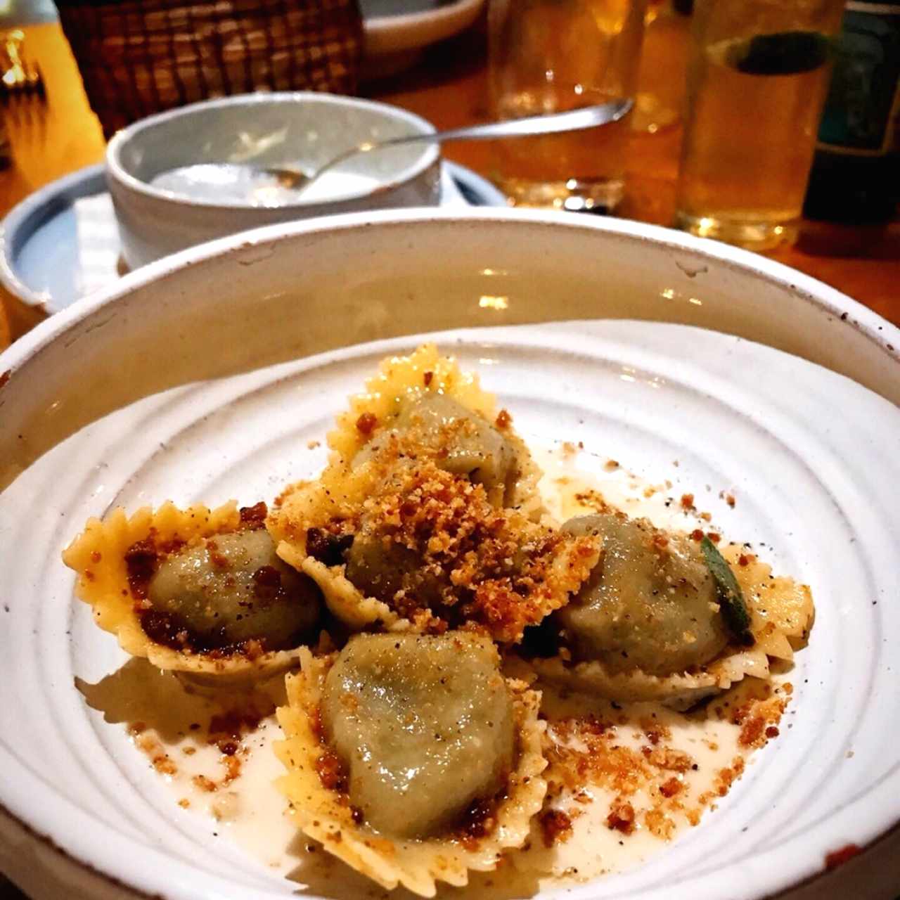 Ravioli de ricotta