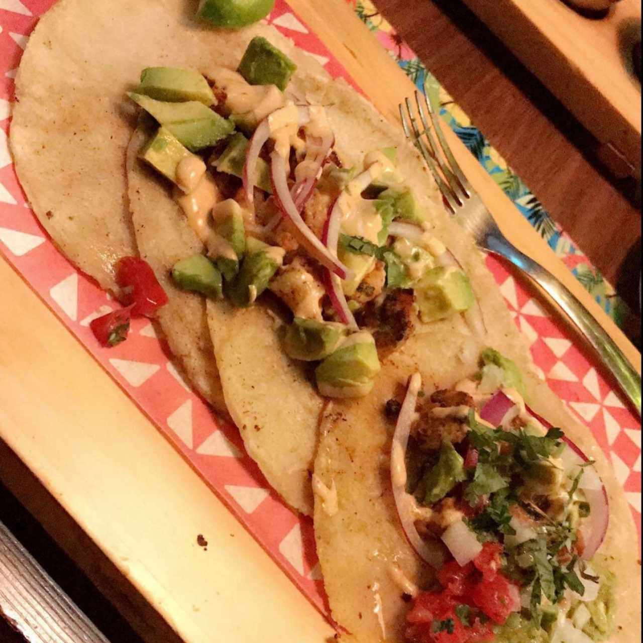 tacos de camaron