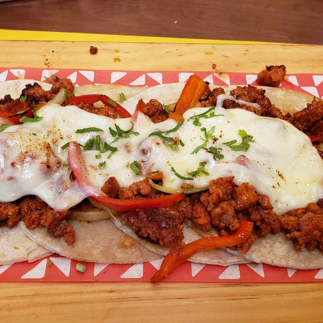 Tacos de chorizo
