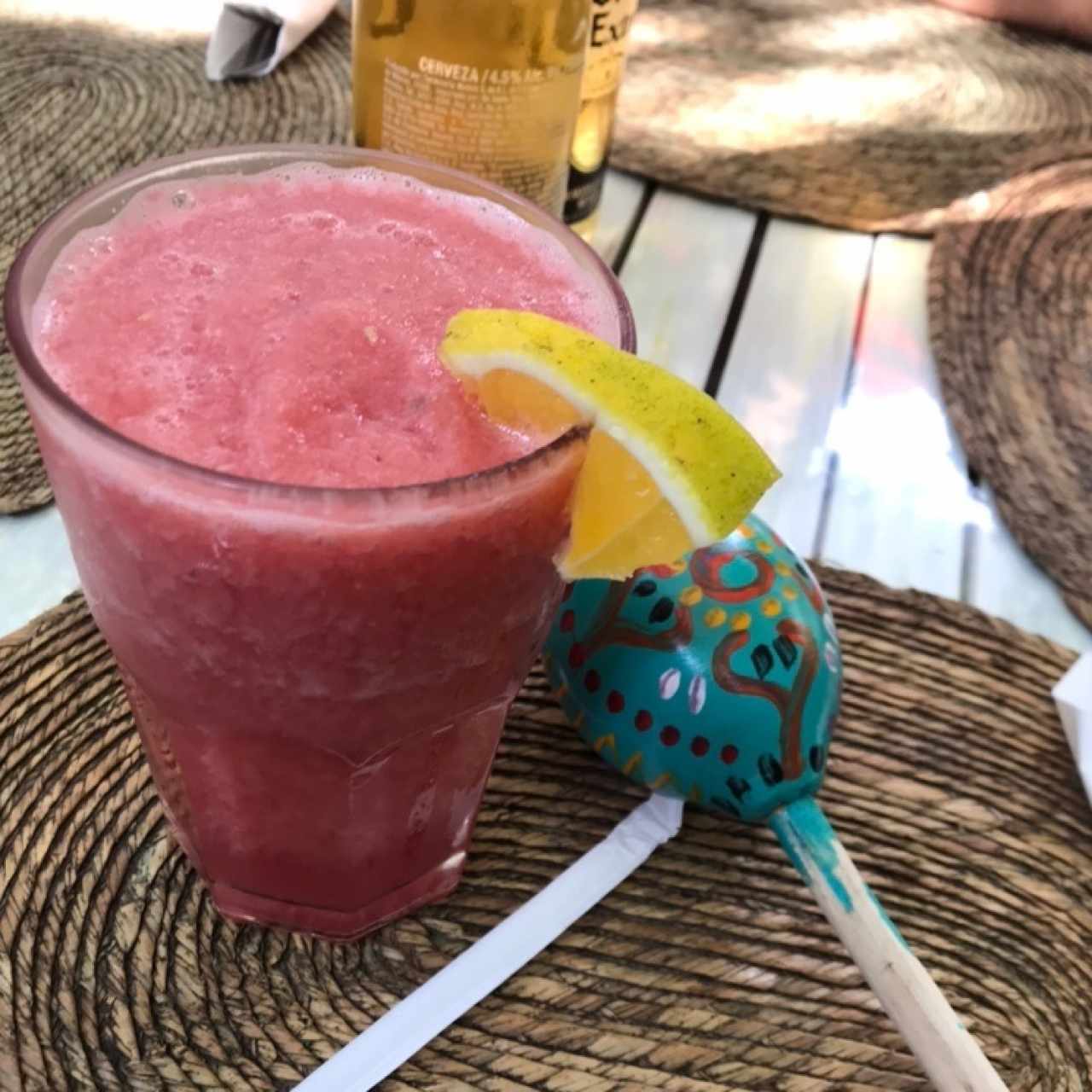 sandia con gengibre y limon