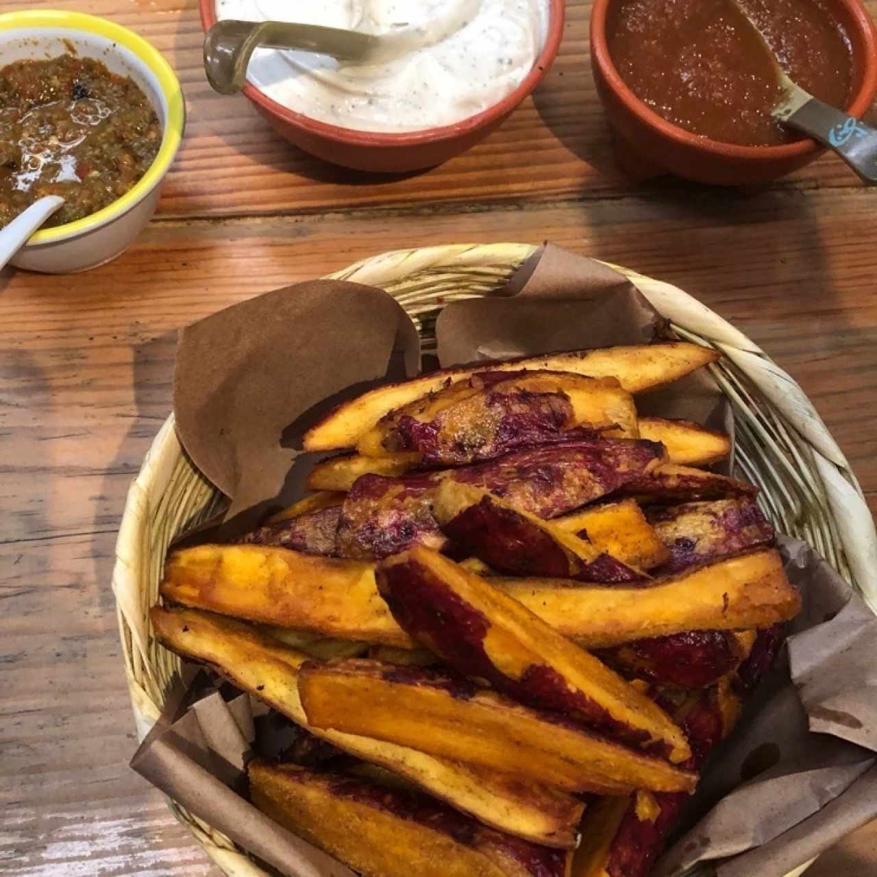 Chips de papa o Camote