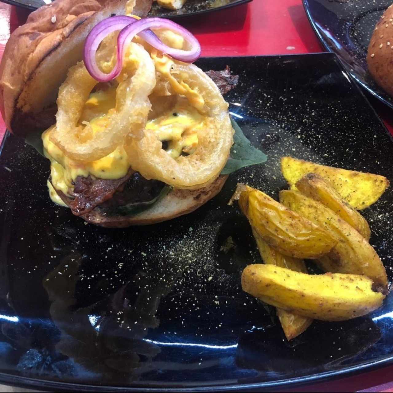 hamburguesa arcoiris 