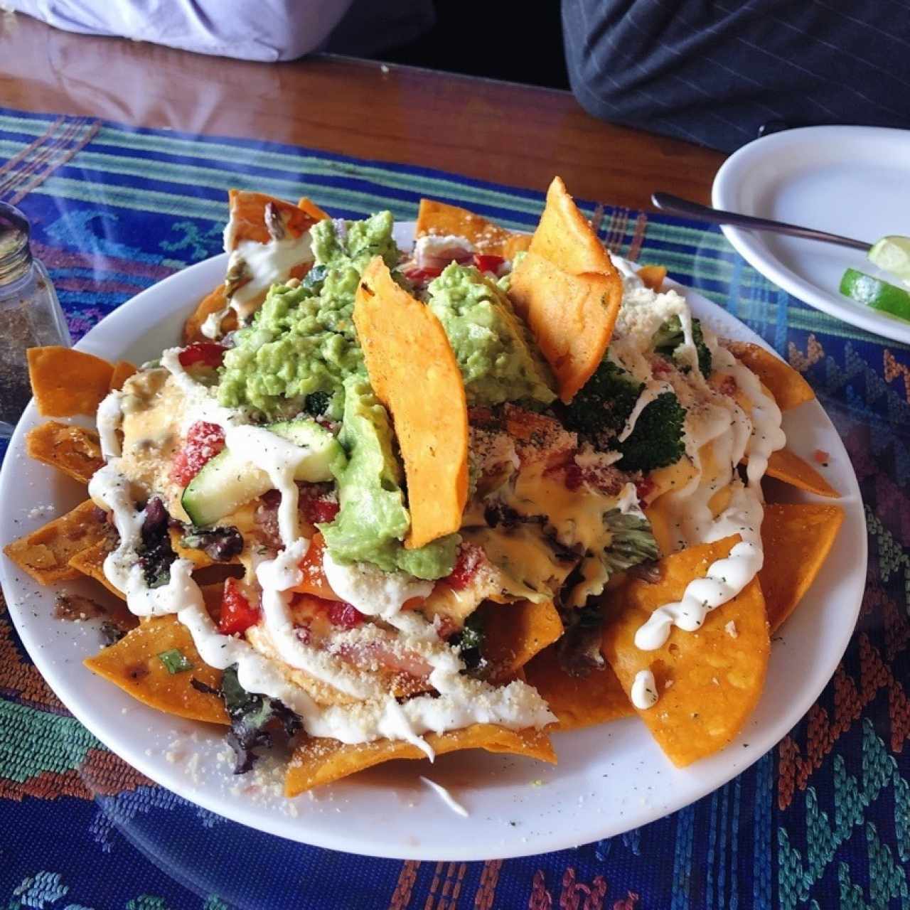 nachos de vegetales