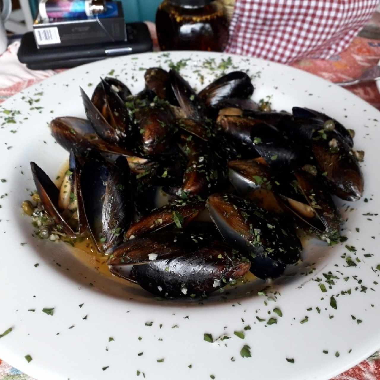 Mejillones al vino