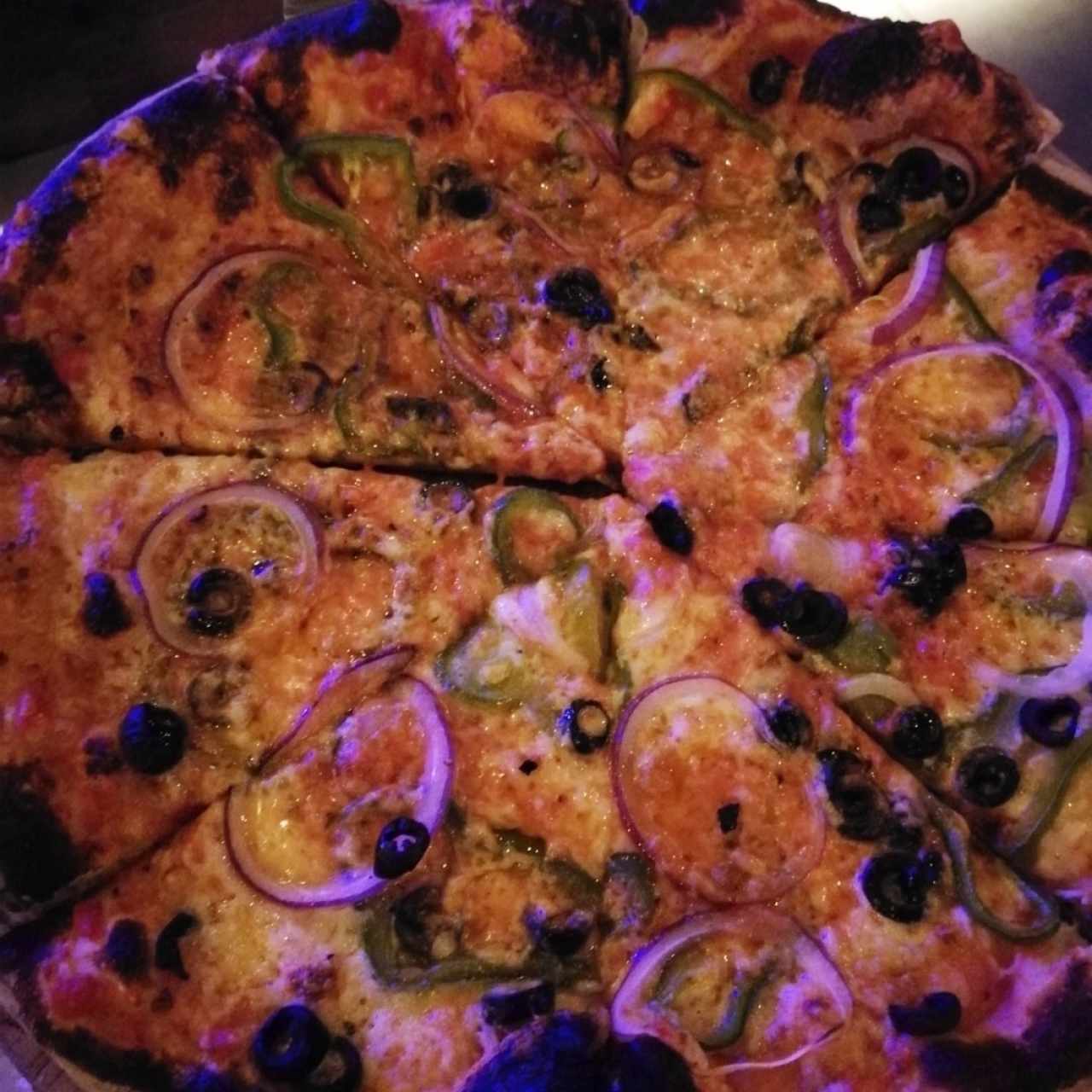 Veggie pizza 