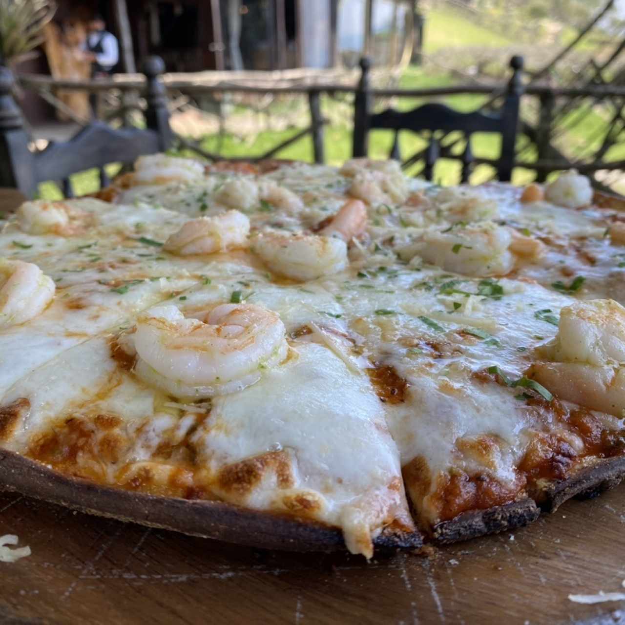 Pizza de camarón 