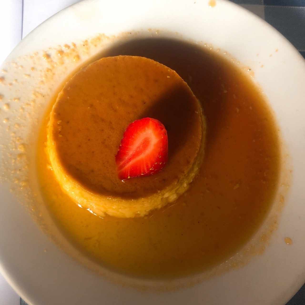 Flan de queso
