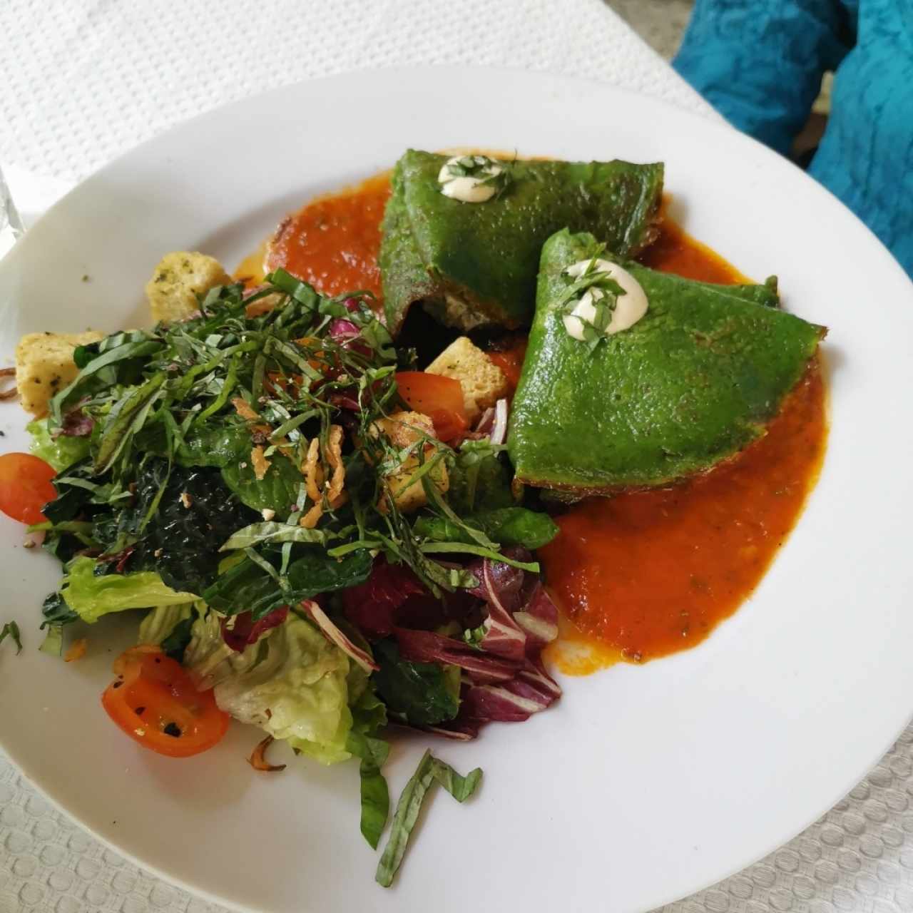 Crepa de Espinaca.