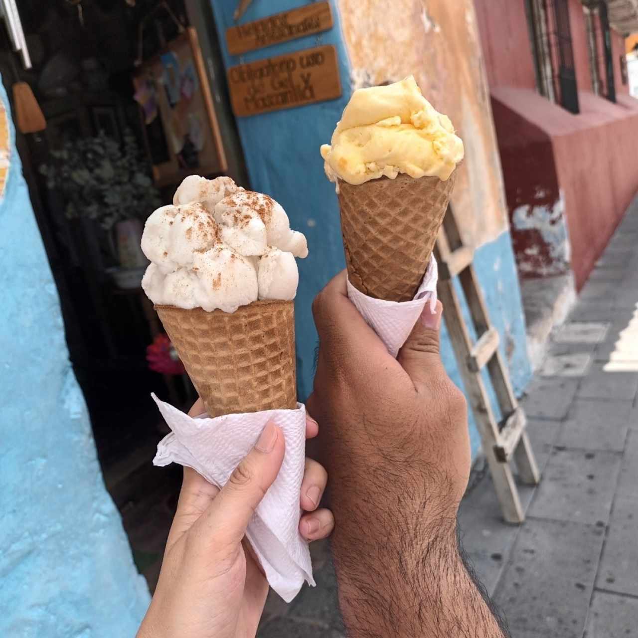 helado de arroz y los tres chiflados