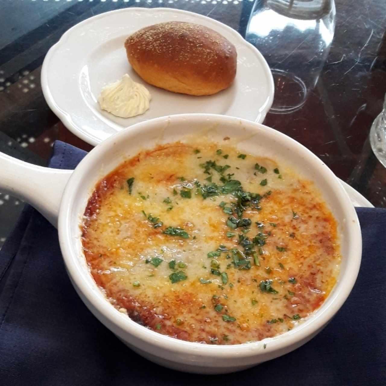 Lasaña con salsa boloñesa 