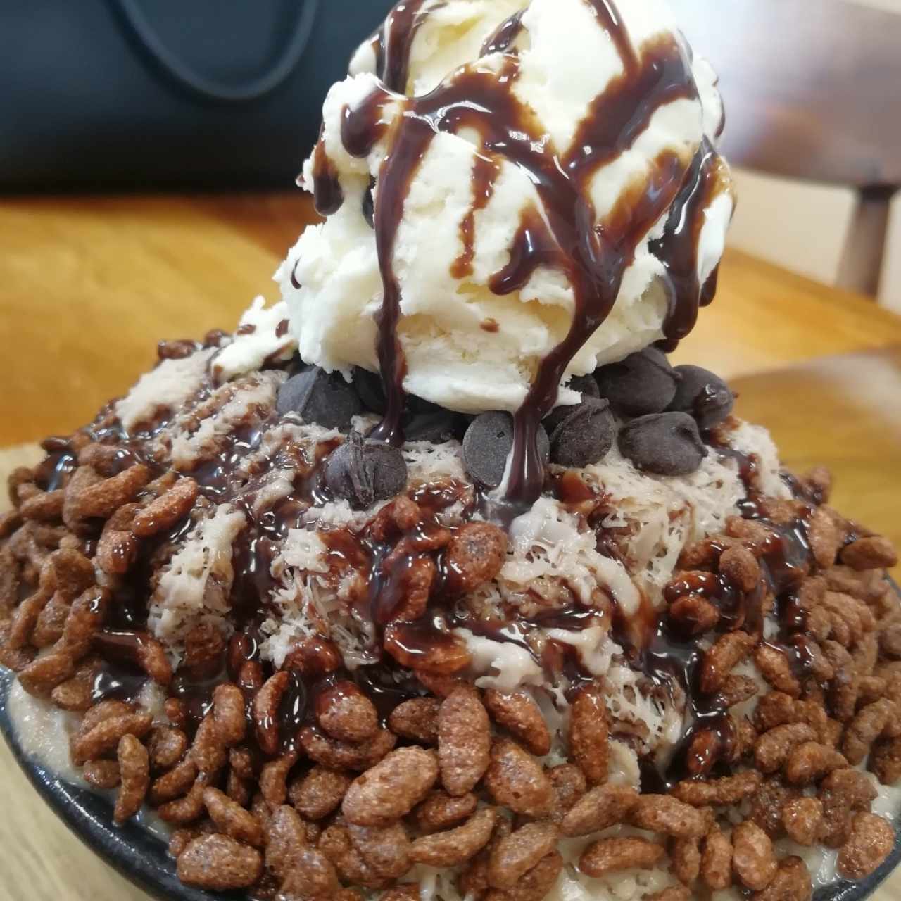 nueve de chocolate