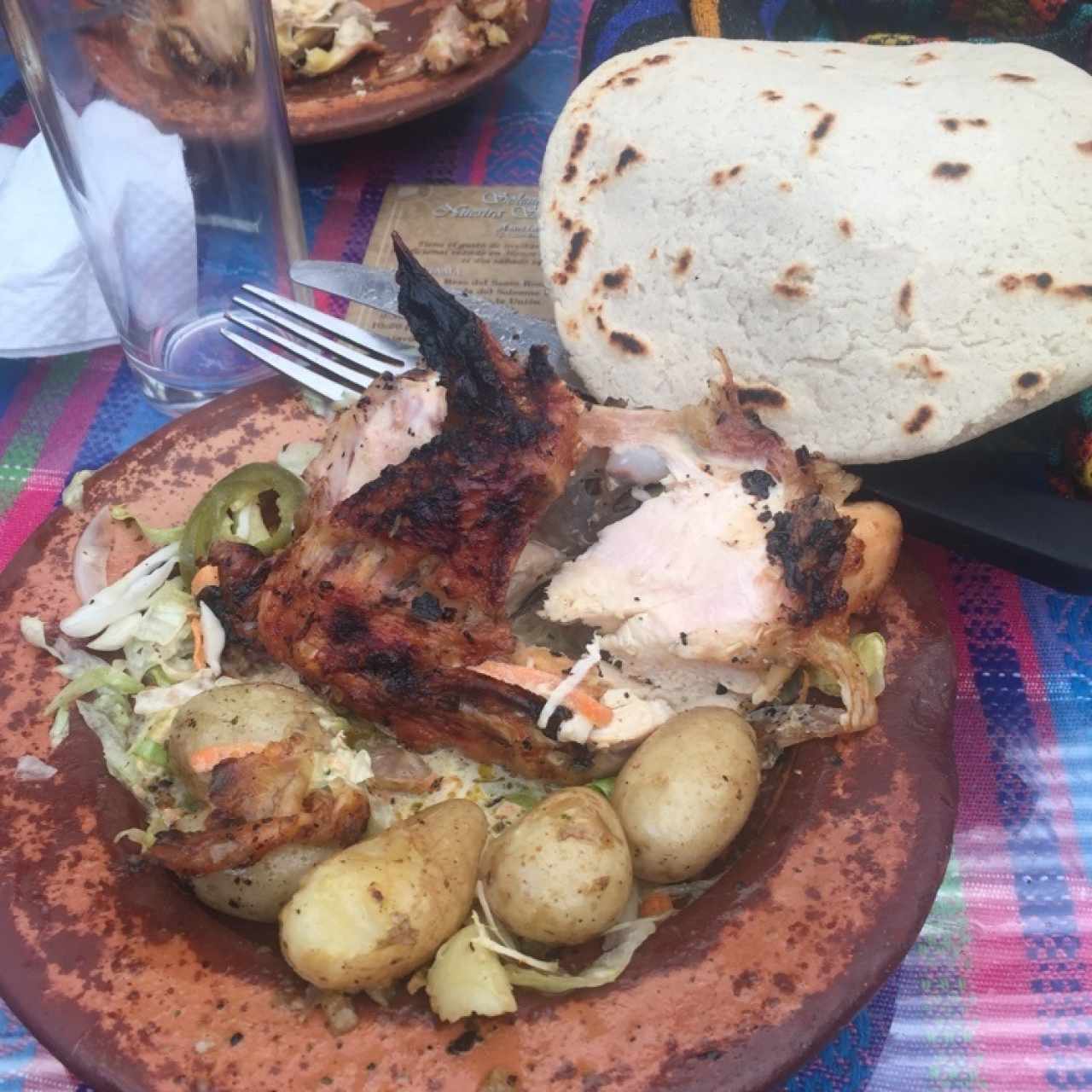 Pollo a la Leña