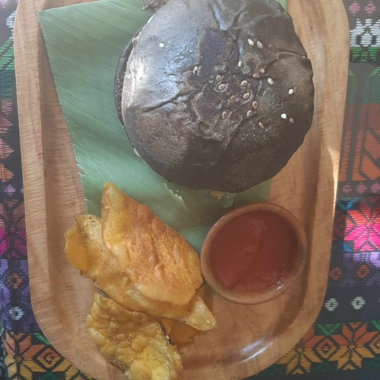 hamburguesa de hongos 