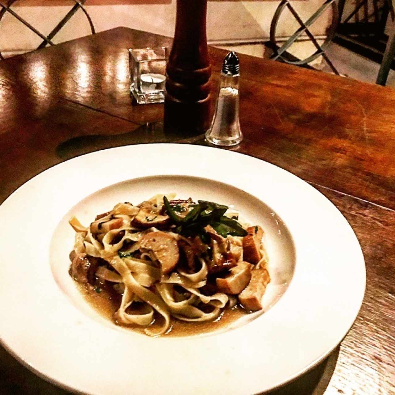 Menú - Le Paste tagliatelle ai funghi porcini